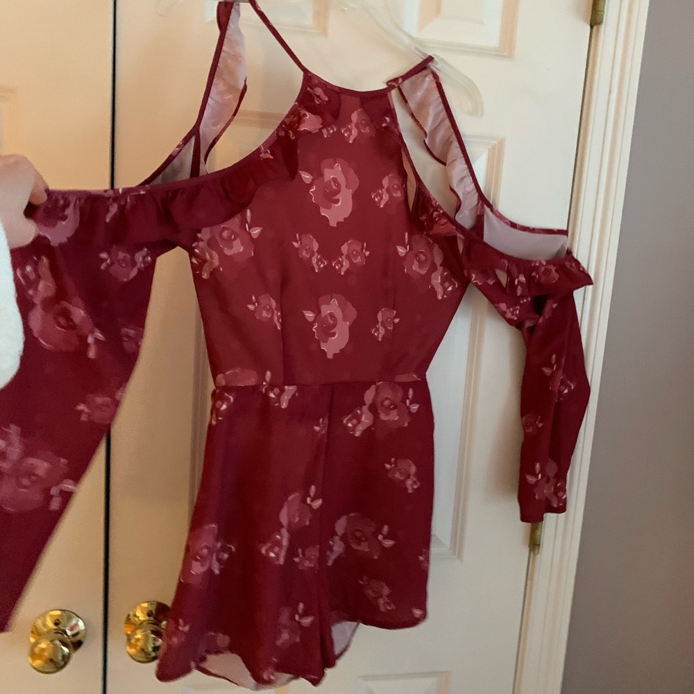 Sabo Skirt Hibiscus Romper